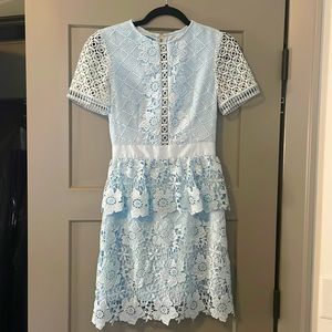 Blue Lace Ted Baker Dress